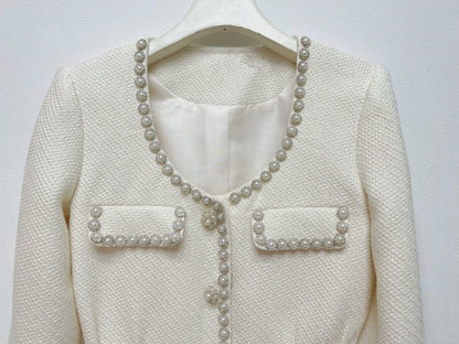 Bej Kaba Yün Elbise