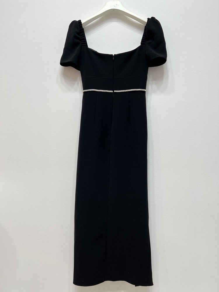 Klasik Siyah Uzun Elbise