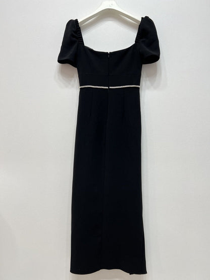 Klasik Siyah Uzun Elbise