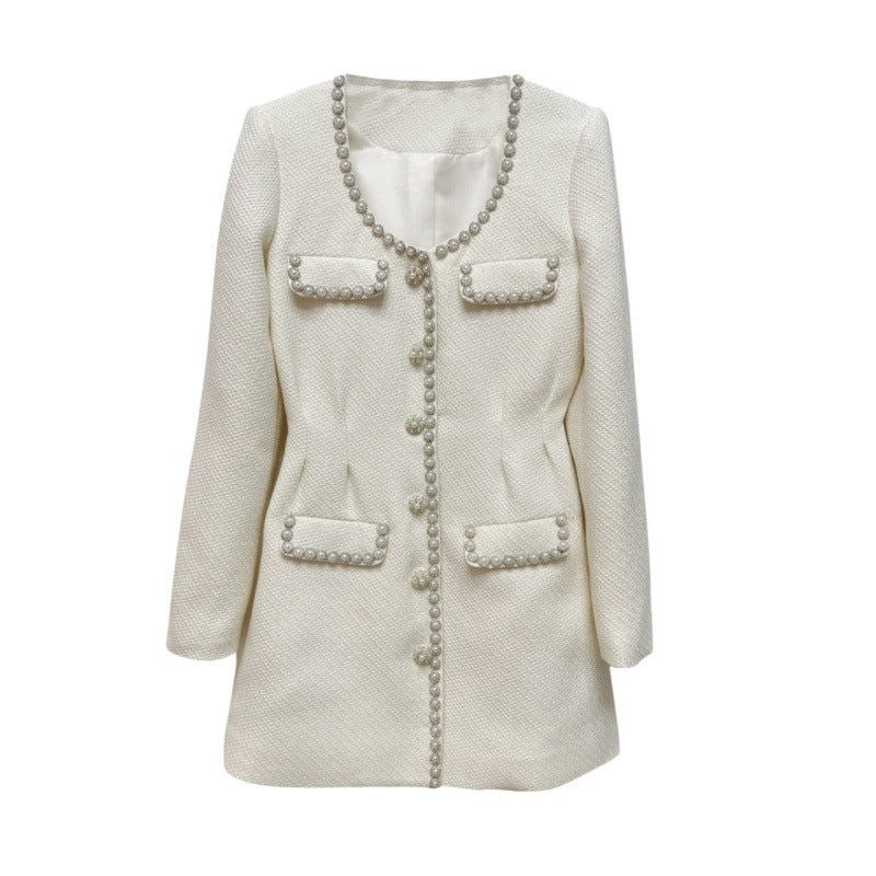 Bej Kaba Yün Elbise