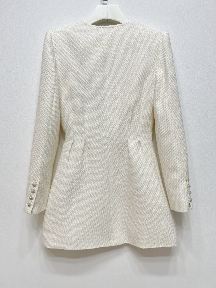 Bej Kaba Yün Elbise