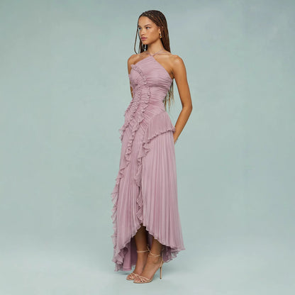 Aria Lavender / Asimetrik Pileli