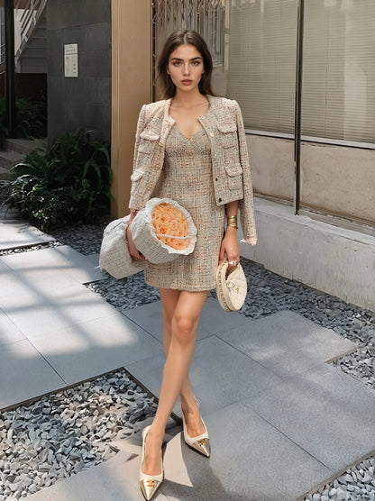 Payetli Tüvit Ceket