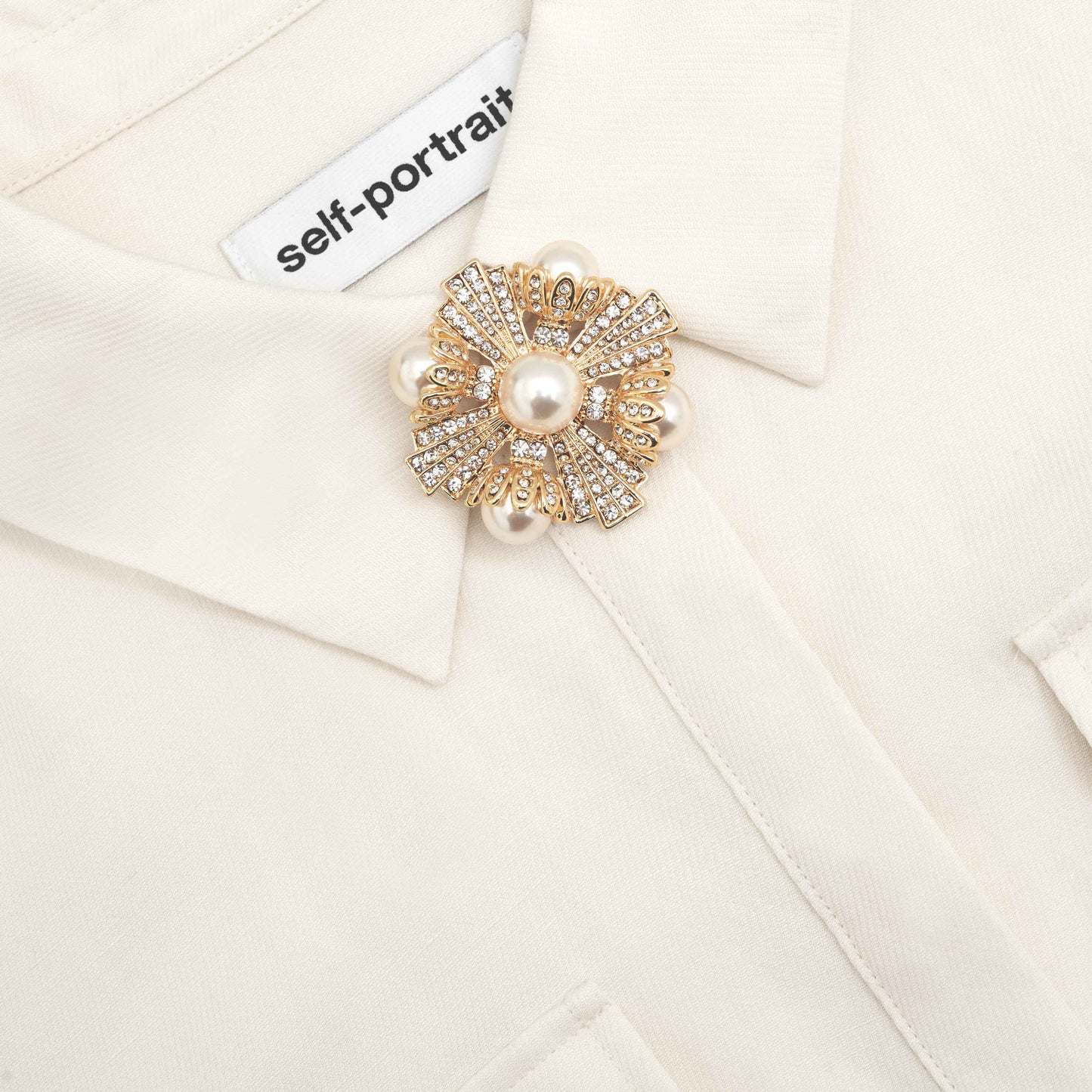 Krem Keten Uzun Elbise