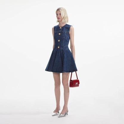 Kot Patenci Mini Elbise