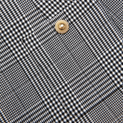 Galler Prensi Kareli Mini Elbise