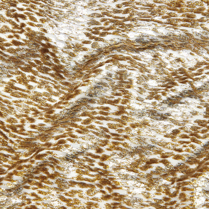 Gold Fil Coupe Maxi Elbise