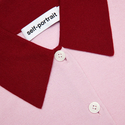 Pembe Merino Yün Hırka