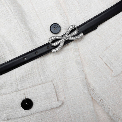 Krem Buklet Bandeau Midi Elbise