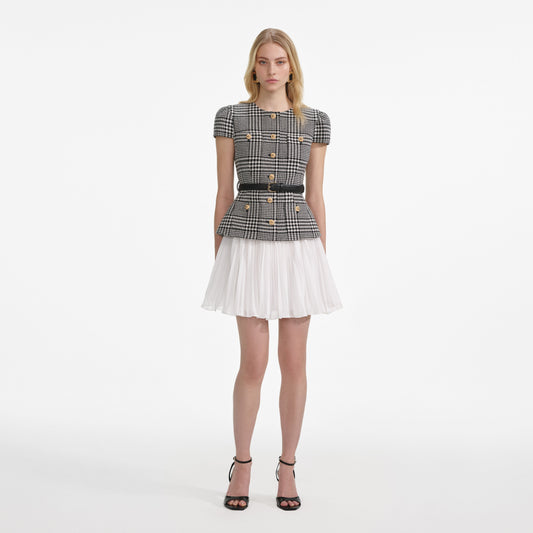 Balık Sırtı Mini Elbise