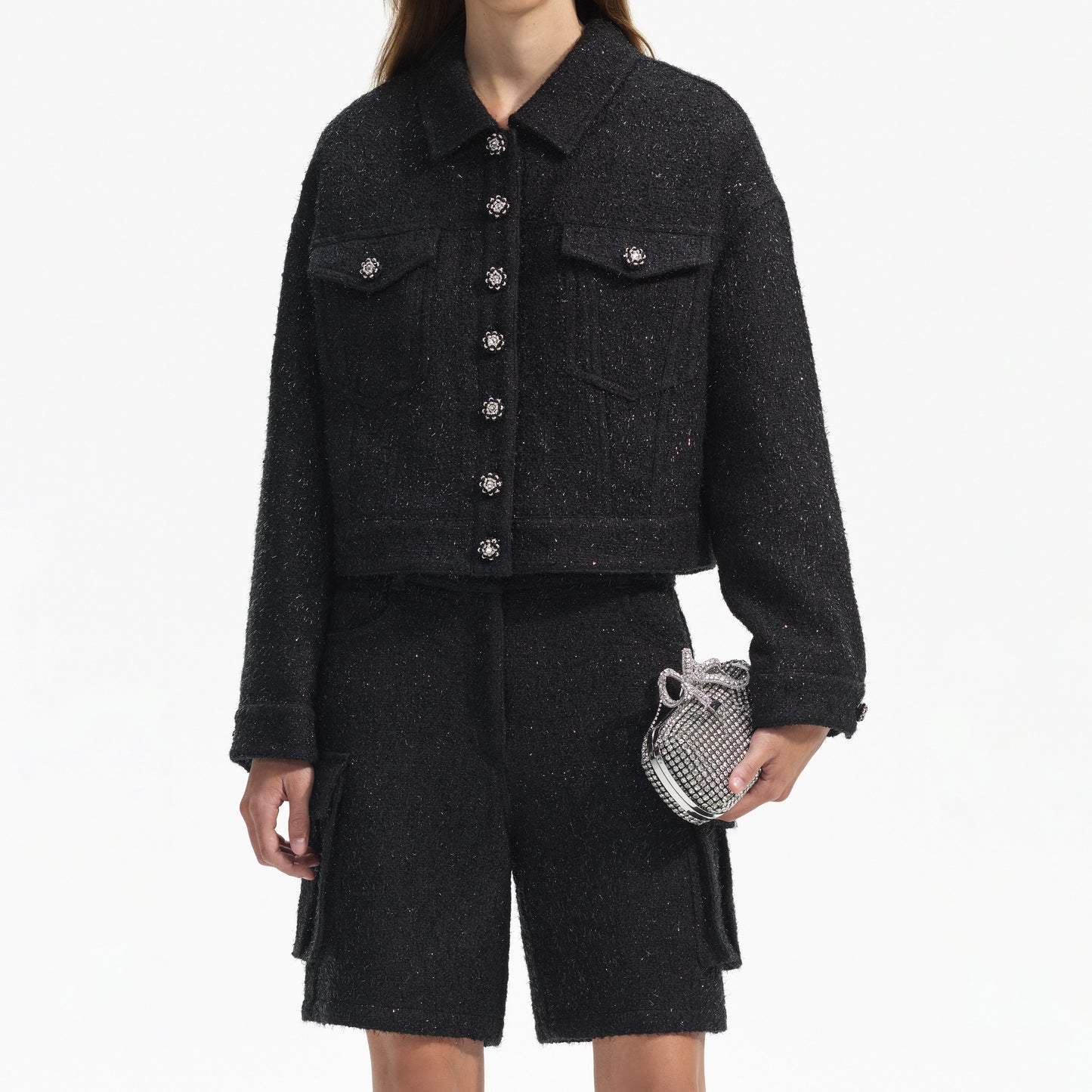 Siyah Bukle Büyük Boy Ceket