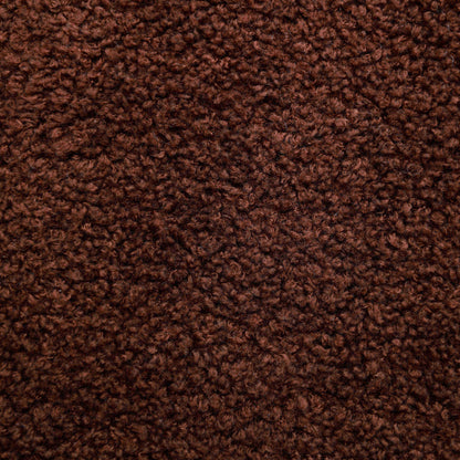 Kahverengi Kabarık Örme Midi Etek