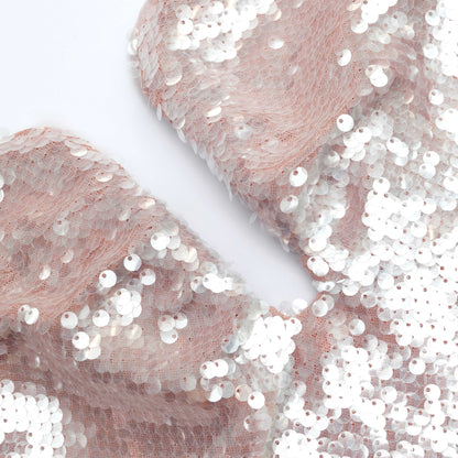 Payetli Omuz Açık Mini Elbise