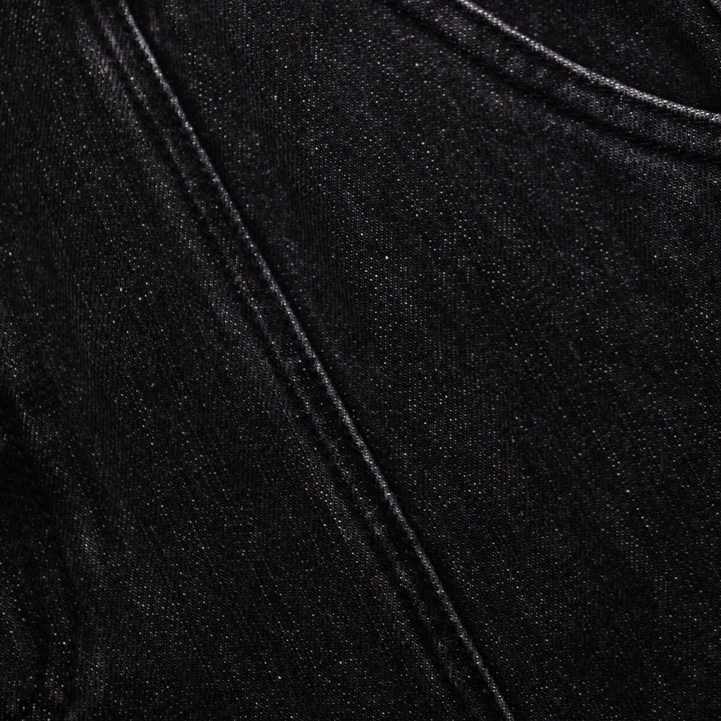 Siyah Kloş Kot Midi Etek