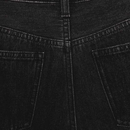 Siyah Kot Kickflare Kot Pantolon