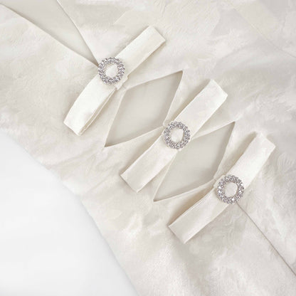 Krem Jakarlı Mini Elbise