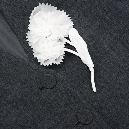 Gri Çiçekli Mini Elbise