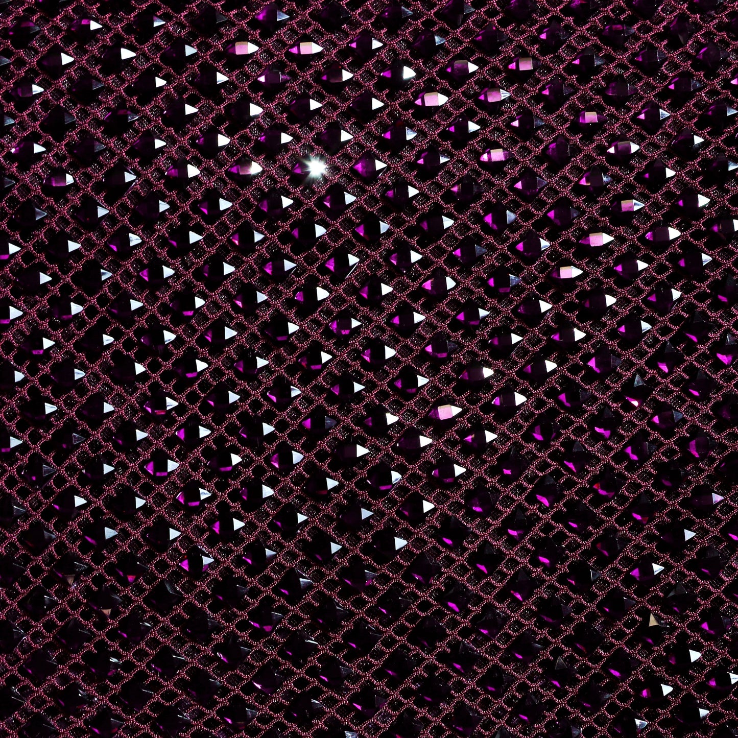 Bordo Taşlı Drapeli Uzun Elbise