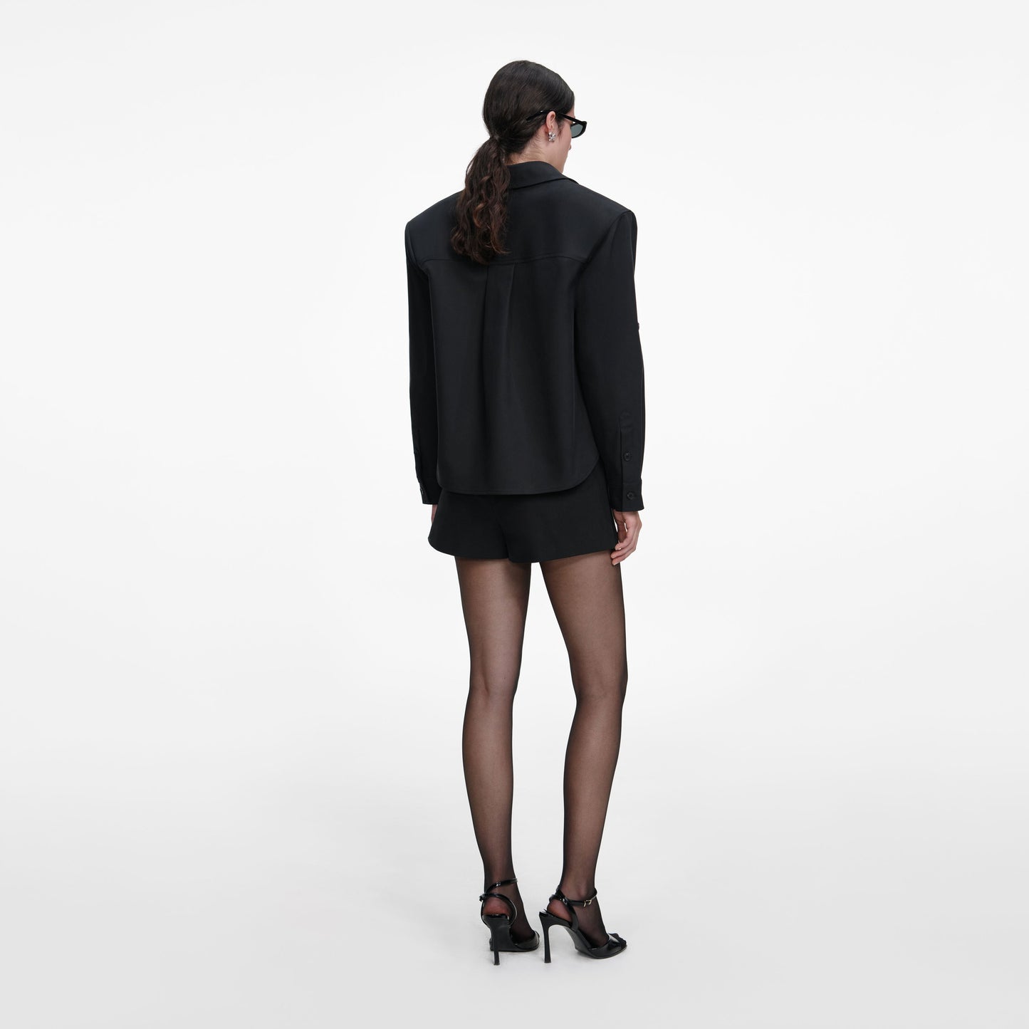 Siyah Pamuklu Gömlek