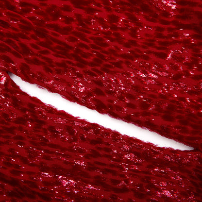 Kırmızı Fil Coupe Midi Elbise