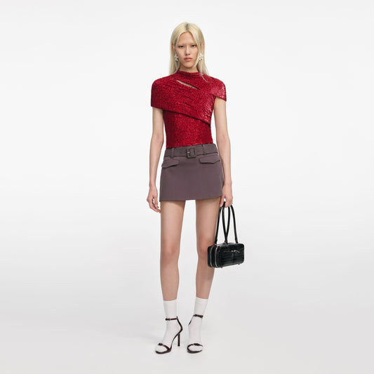 Kırmızı Fil Coupe Kesik Üst