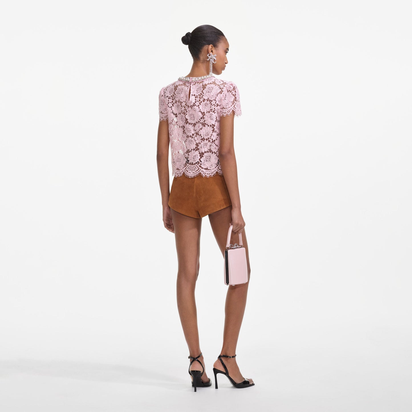 Pembe Dantel Üst