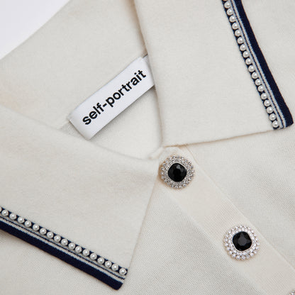 Krem Örgü Sp Polo Üst