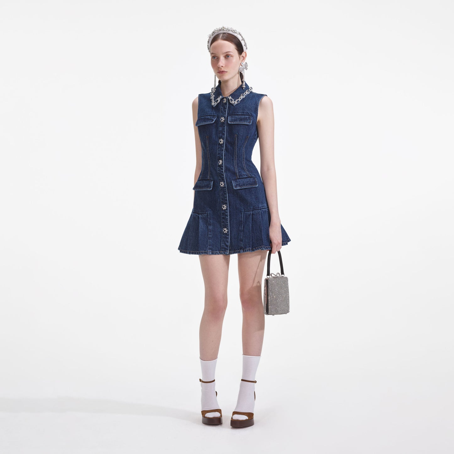 Kot Kolsuz Mini Elbise