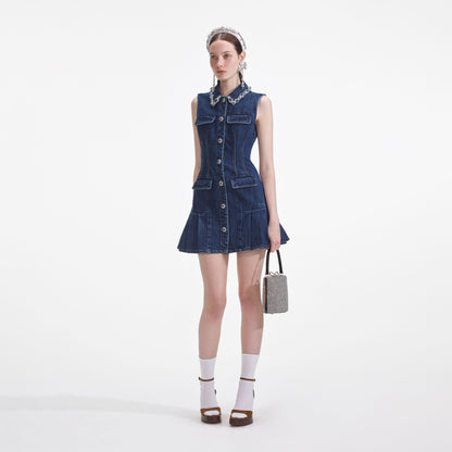 Kot Kolsuz Mini Elbise